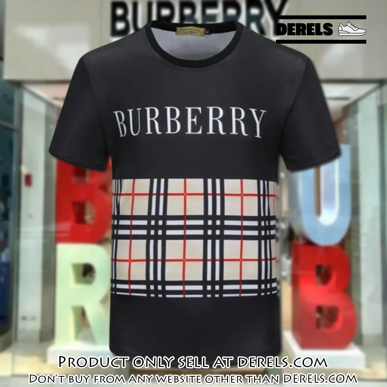 Burberry logo black luxury brand unisex tshirt outfit for men women dr2331137
